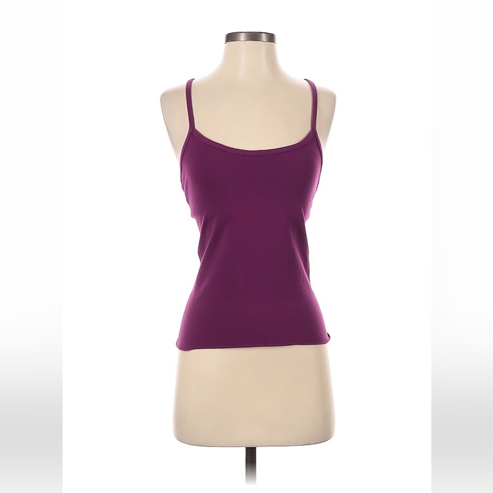 Lululemon Athletica Plum Purple T strap Active Workout Tank Size 4